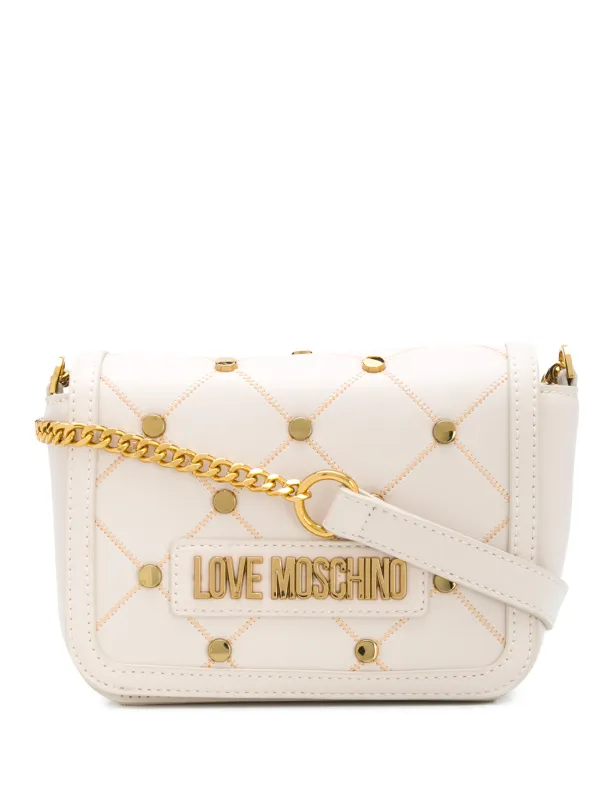 moschino quilted crossbody bag
