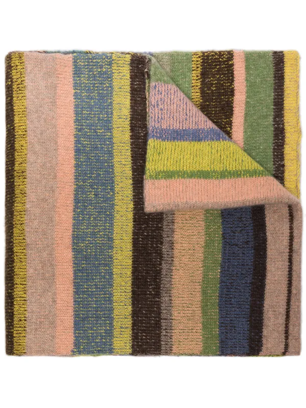 striped cashmere scarf