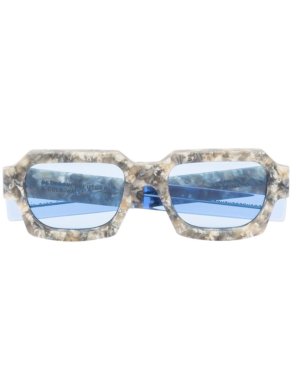 фото A-cold-wall* солнцезащитные очки caro pebble из коллаборации с rsf