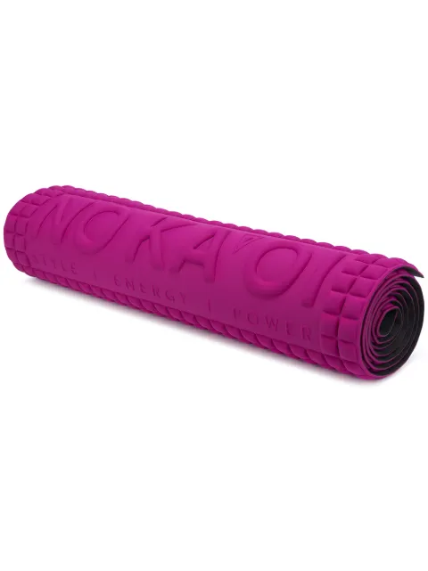 No Ka' Oi debossed-logo yoga mat