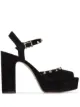 Image 1 of Valentino Garavani Rockstud 125mm platform sandals