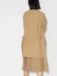 Joseph belted rib-knit long cardigan