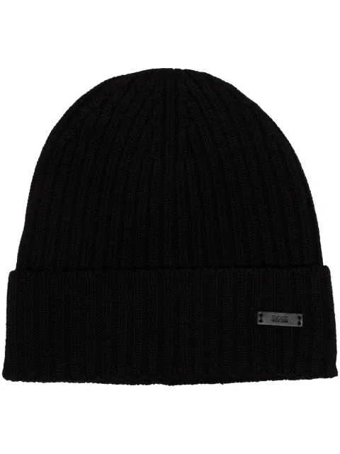 BOSS Fati-M ribbed-knit Beanie - Farfetch