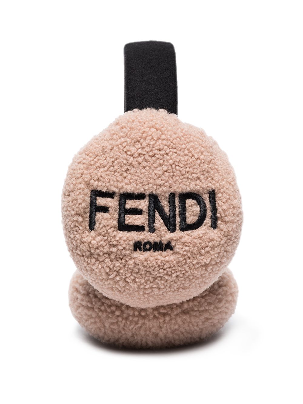 фото Fendi меховые наушники с логотипом