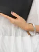 الصورة 2 من Georg Jensen سوار صلب 'موبيس' من الفضة الاسترليني