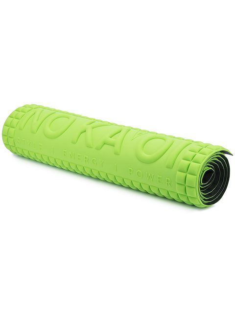 No Ka' Oi debossed-logo square yoga mat
