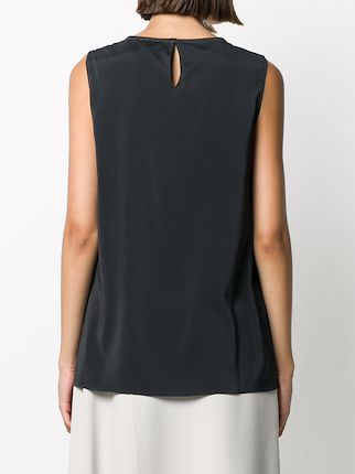 crew neck sleeveless top展示图