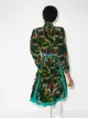 Maison Margiela chain-link print midi dress