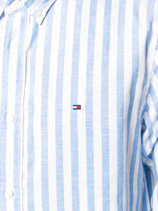 tommy hilfiger vertical striped shirt