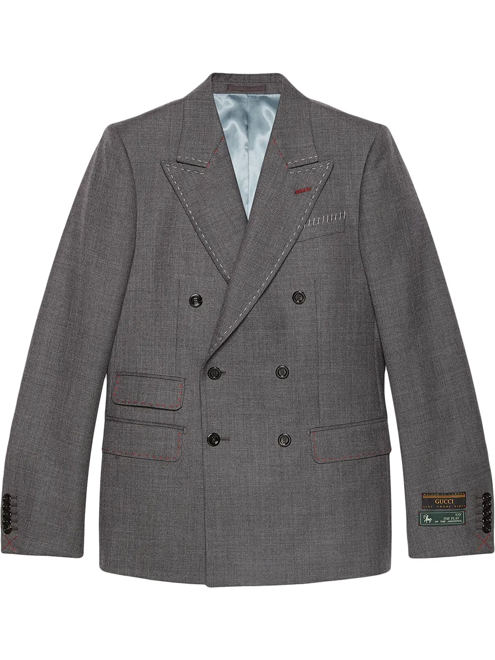 blazer New Signoria à surpiqûres contrastantes