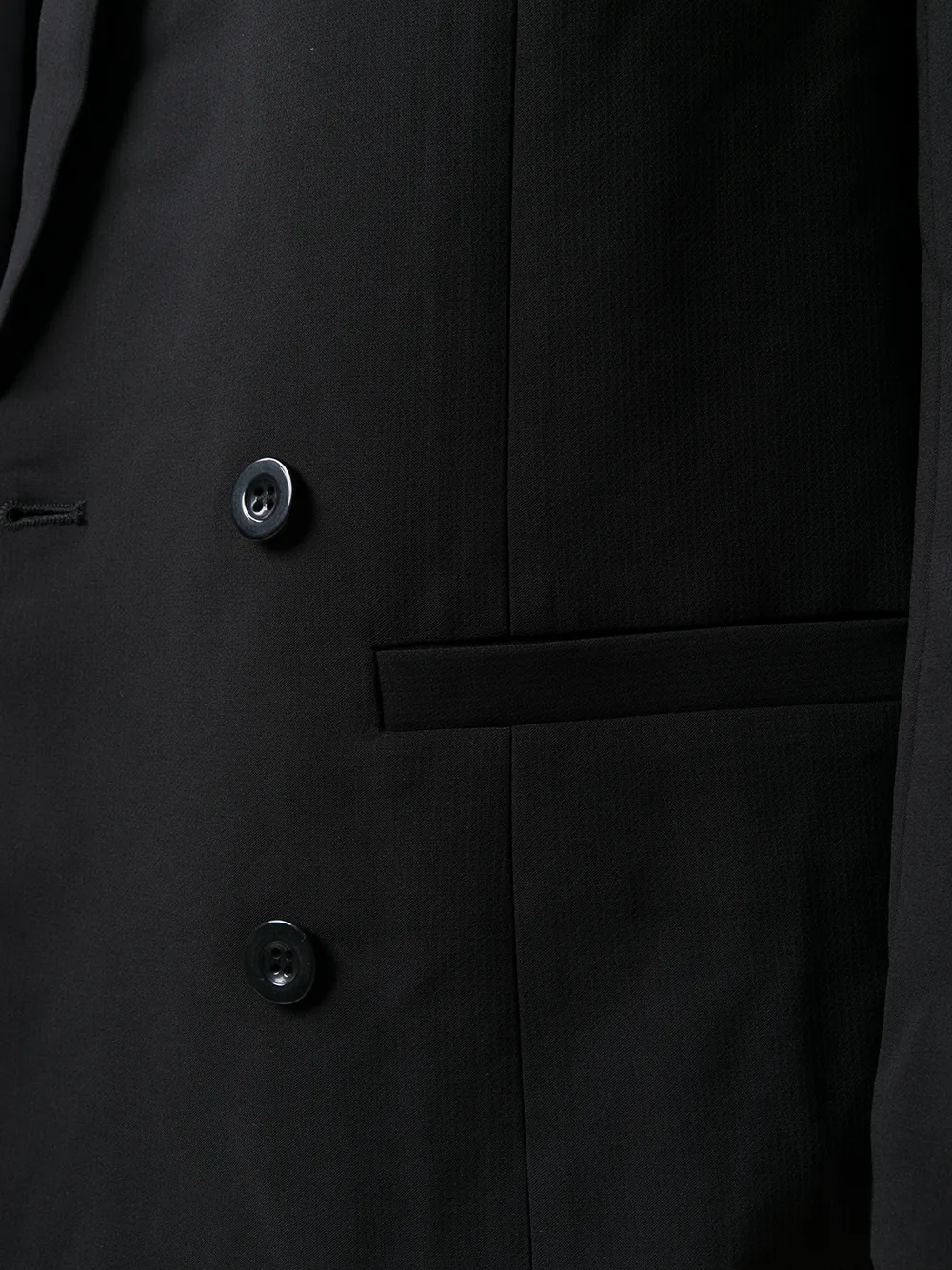 Double-Breasted Longline Blazer