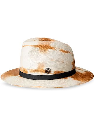 tie dye straw hat