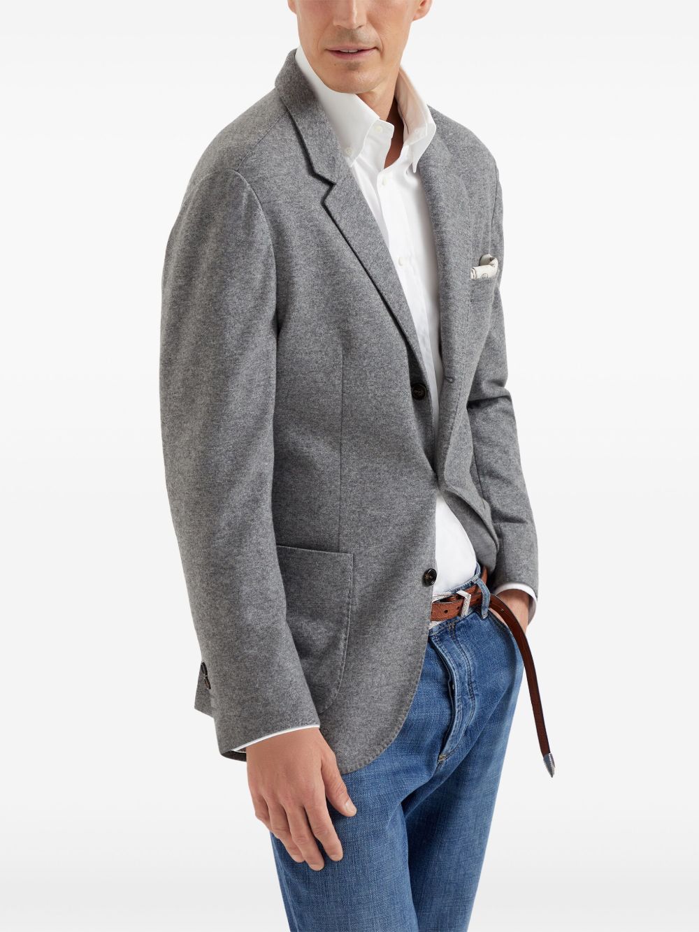 Brunello Cucinelli single breasted blazer Men