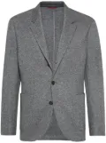 Brunello Cucinelli single breasted blazer - Grey