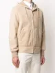 Brunello Cucinelli zipped drawstring hoodie