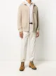 Image 2 of Brunello Cucinelli knitted zipped hoodie