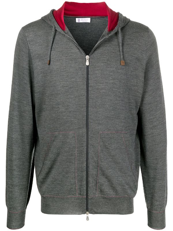 fine knit hoodie