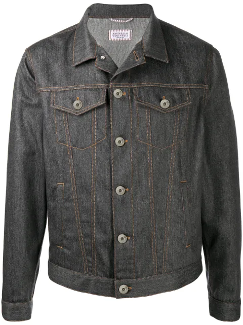 Brunello Cucinelli chamarra de mezclilla