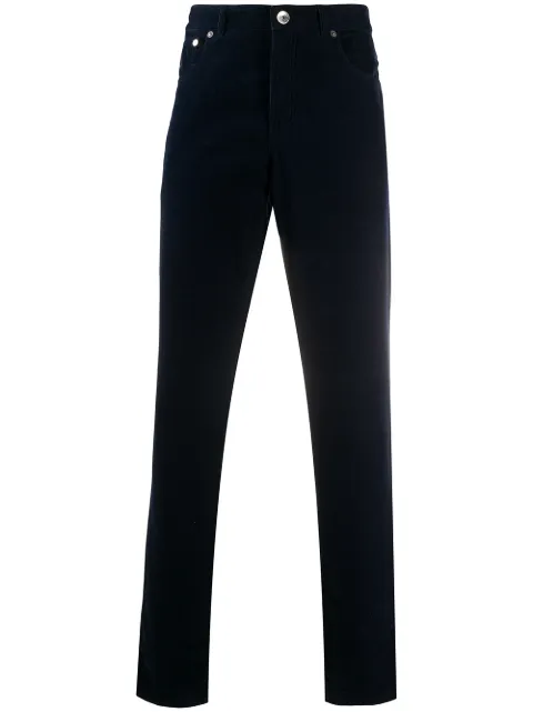 Brunello Cucinelli pantalones tipo chino de pana 
