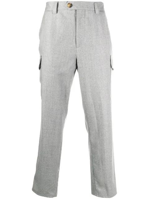 Brunello Cucinelli Cropped-Hose