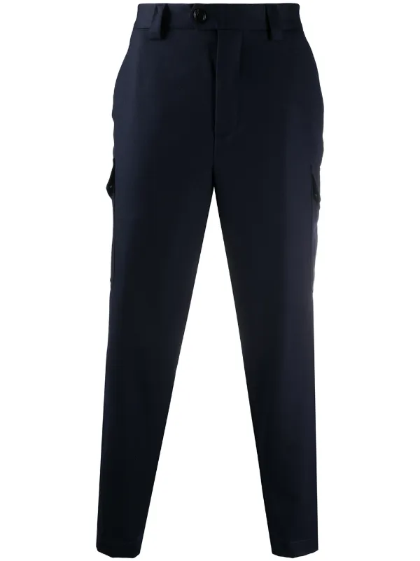 【送料&関税込】Brunello Cucinelli Cropped Trousers Brunello Cucinelli Cropped Straight Leg Trousers | Blue