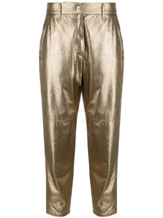 Shop gold Brunello Cucinelli metallic 