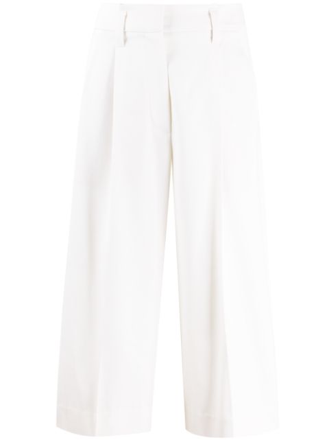 Brunello Cucinelli straight-leg darted culottes Women