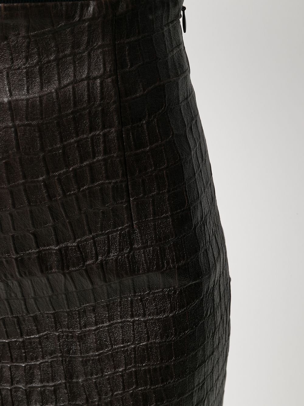 фото Brunello cucinelli юбка-карандаш с тиснением под крокодила
