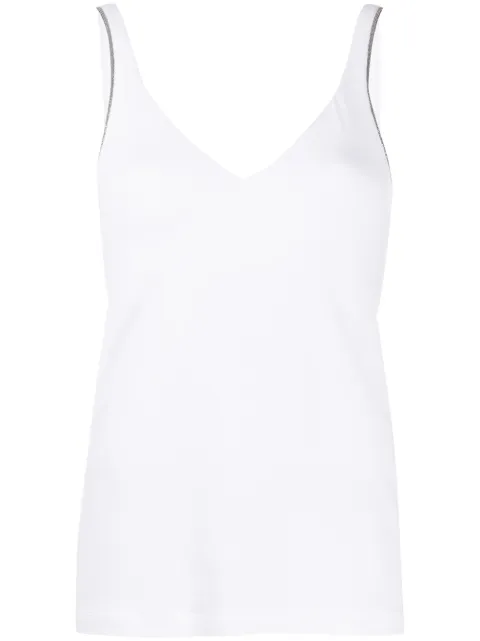 Brunello Cucinelli V-neck tank top