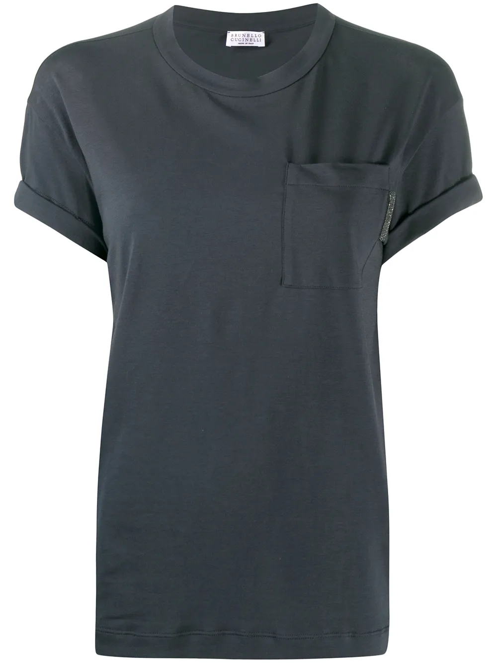 

Brunello Cucinelli one pocket crew neck T-Shirt - Blue