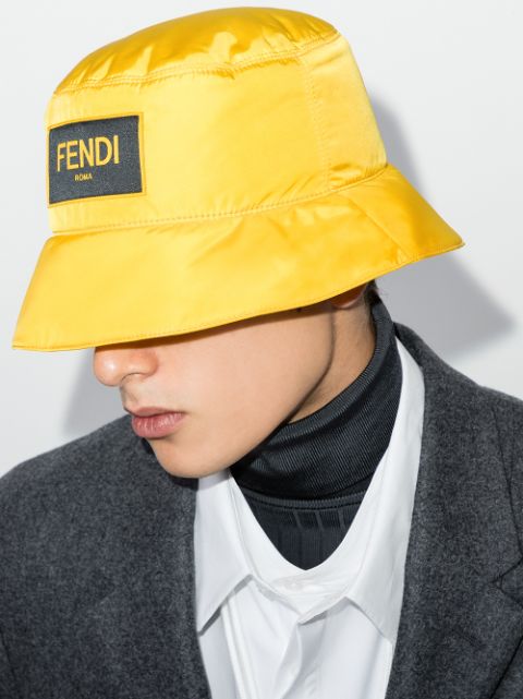 yellow fendi hat