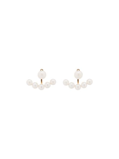 Mateo 14kt yellow gold pearl earrings