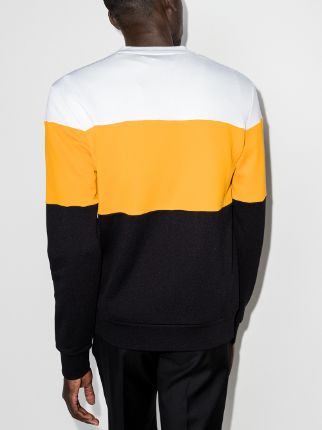 colour block logo sweatshirt展示图