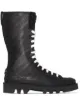 Image 1 of Givenchy diagonal chain logo print combat boots