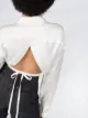 FENTY Satin draped shirt