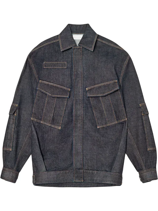 very oversized denim jacket