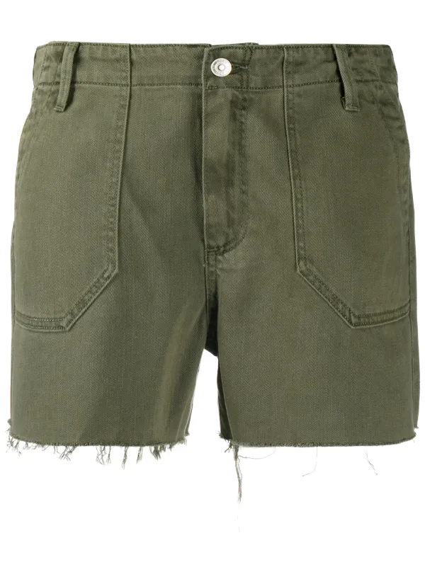 frayed khaki shorts