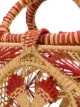 Sensi Studio floral square canasta tote