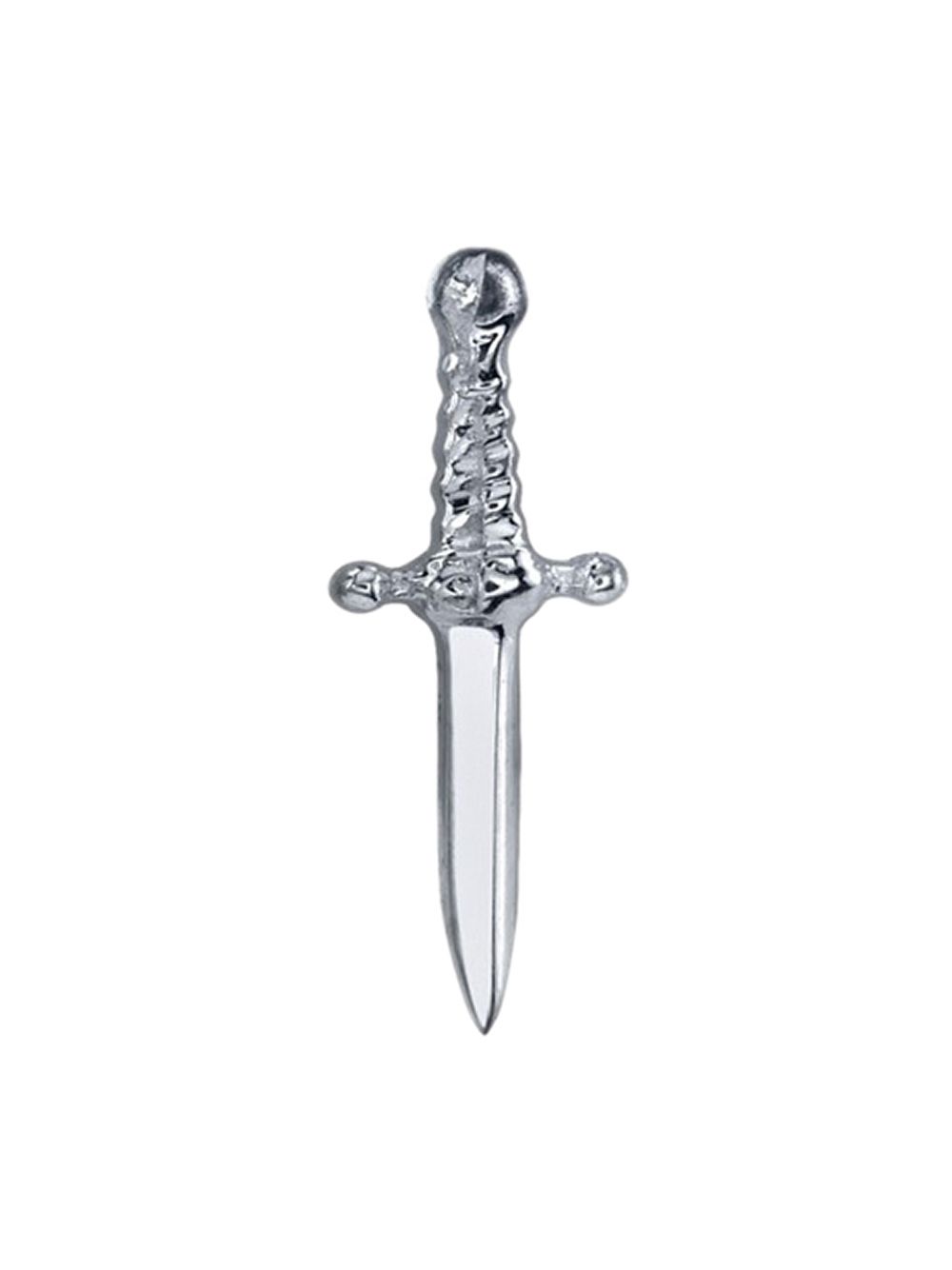 фото Bvla единичная серьга slasher dagger из белого золота