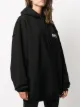 Balenciaga logo-print cotton hoodie