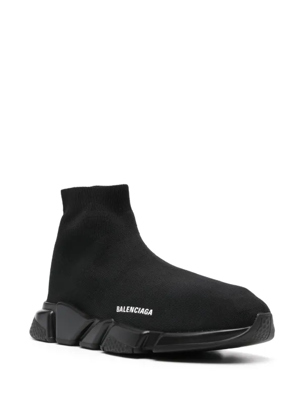 Balenciaga Speed Knitted Sneakers Black FARFETCH CA