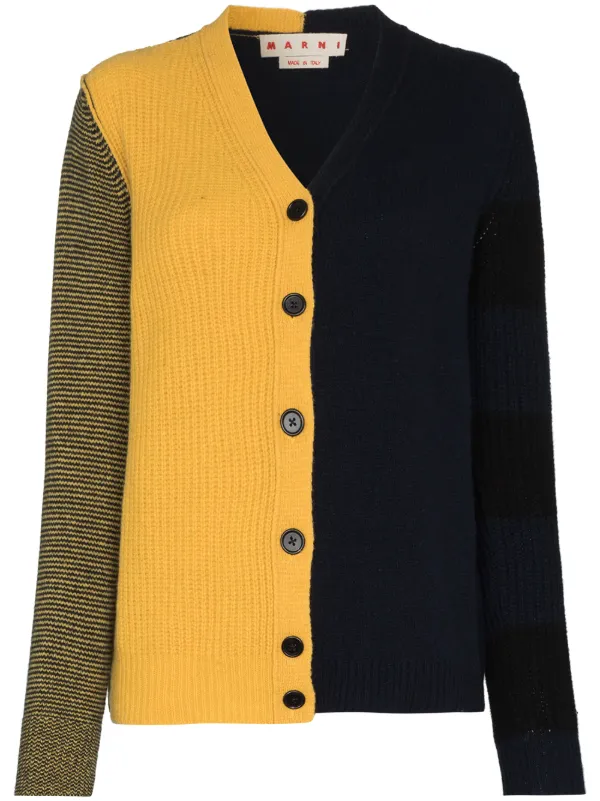 block cardigan