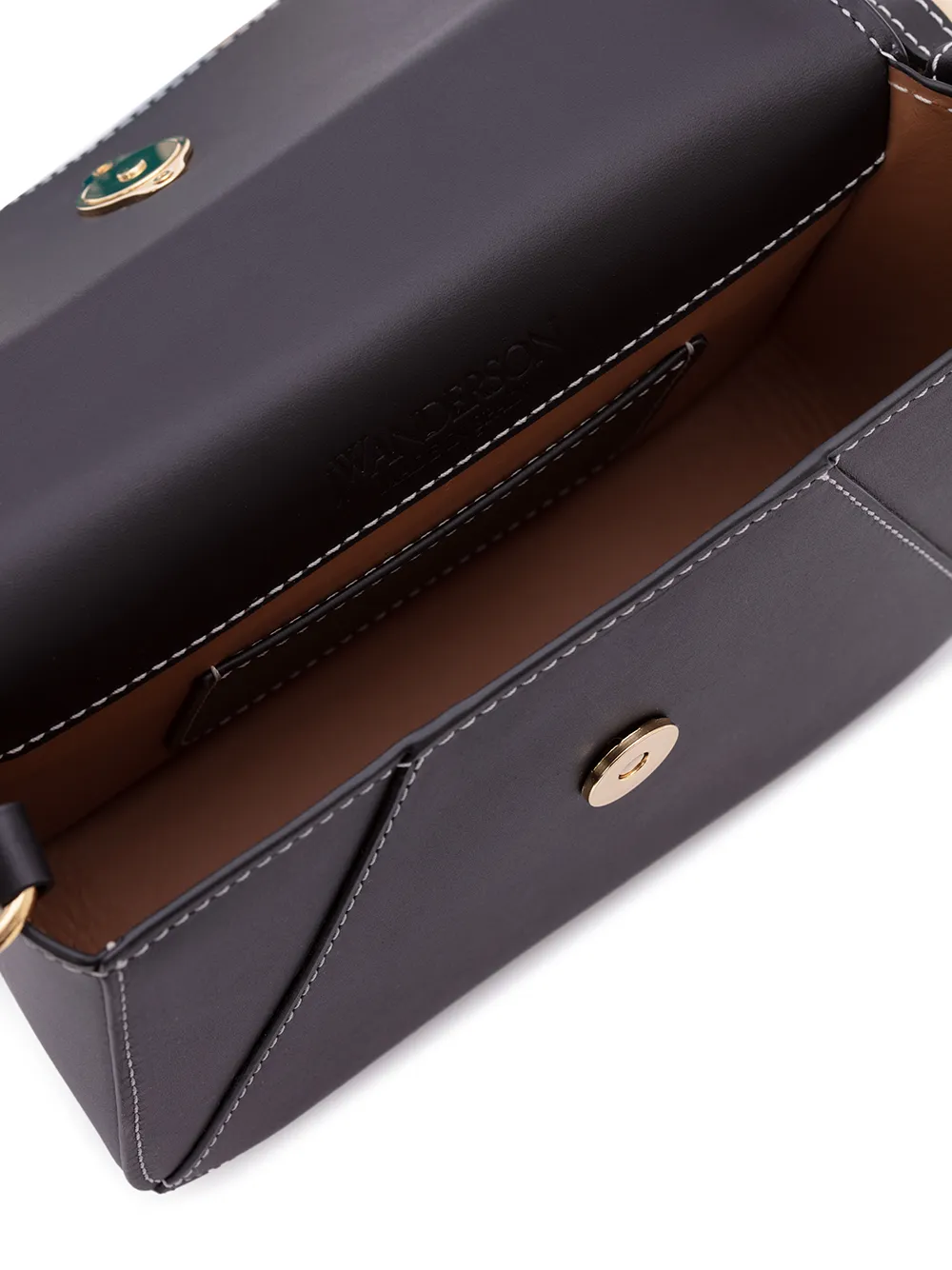 JW Anderson Anchor crossbodytas met ketting Zwart