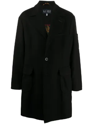 Giorgio Armani Pre-Owned معطف بطية صدر بشكل حرف V من التسعينيات