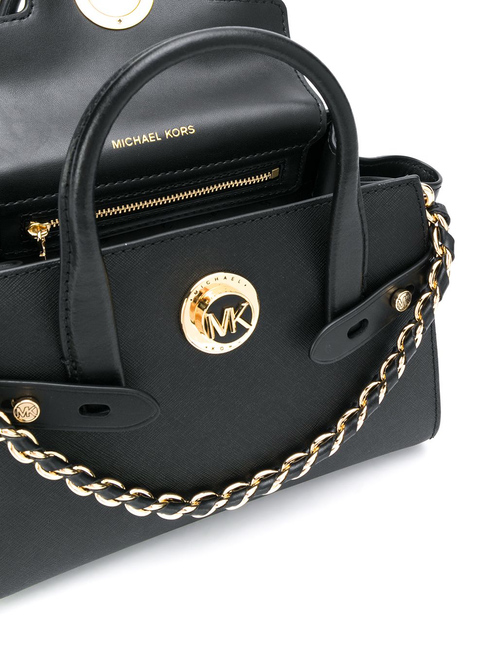 фото Michael michael kors сумка-тоут с металлическим логотипом