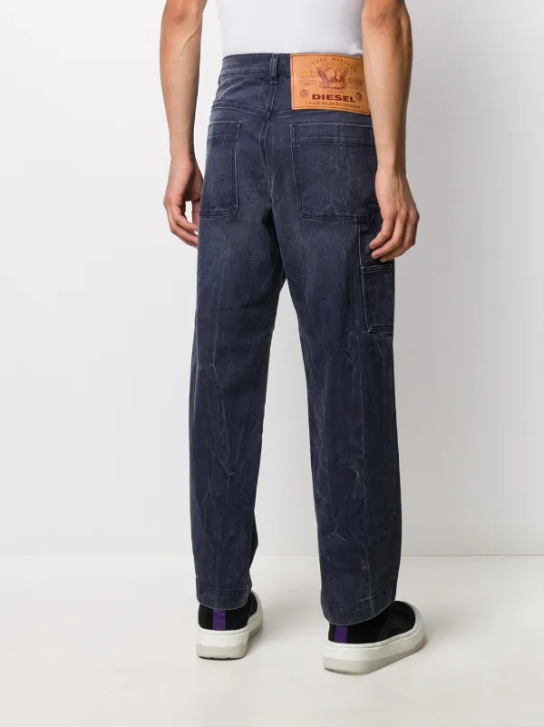 Diesel Carrot D-Franky Loose straight-leg Jeans | Blue | FARFETCH NO