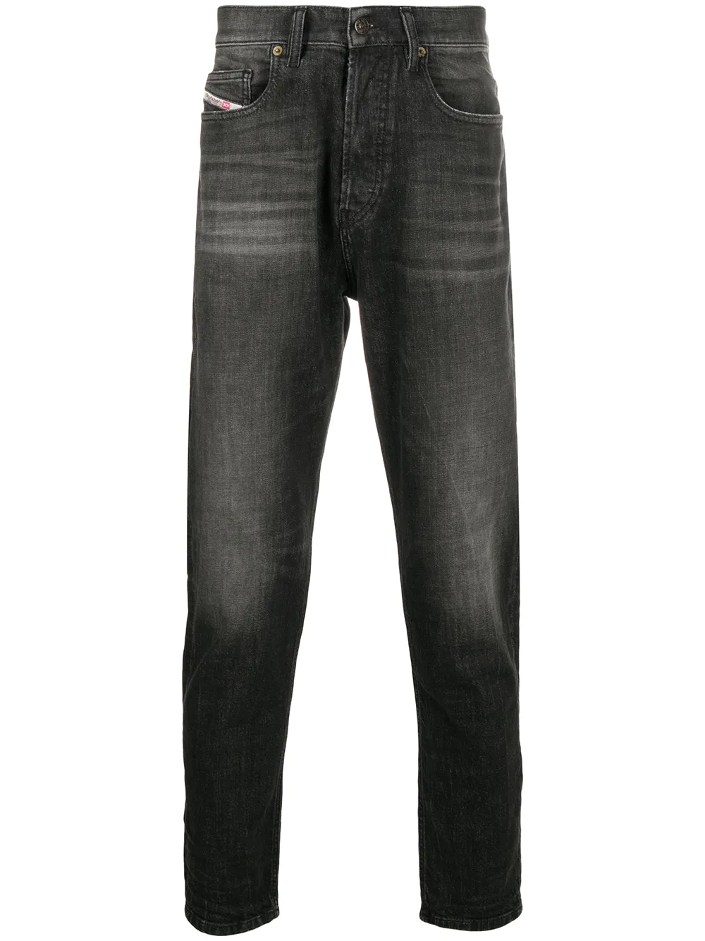 grey carrot fit jeans