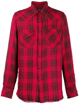Diesel Western Check Print Shirt - Farfetch