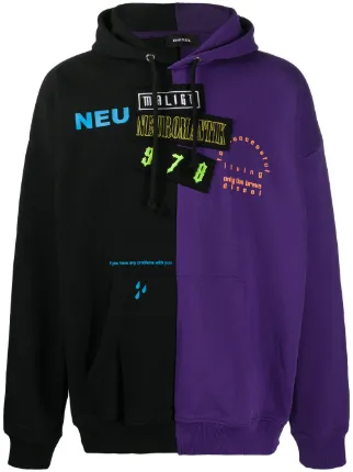 Diesel purple hoodie Clearance