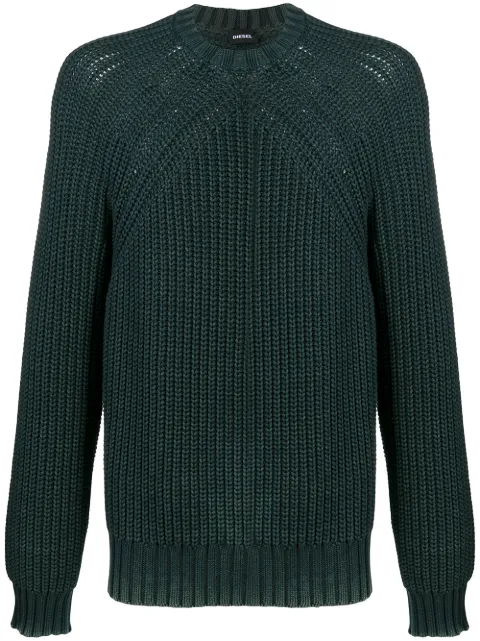 Diesel ribbed knit sweater